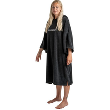 Load image into Gallery viewer, Moonwrap Towel Robe - Black - Divealot Scuba