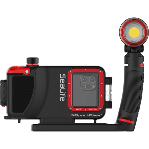 SeaLife SportDiver Underwater Housing Pro 2500 Set for iphone & Android - Divealot Scuba