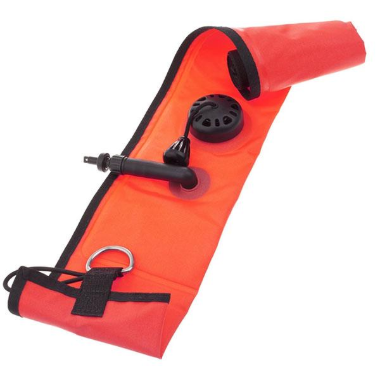 Hollis Compact Surface Marker Buoy In Orange - Divealot Scuba