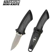 Load image into Gallery viewer, TUSA Titanium Mini BCD Knife - Divealot Scuba
