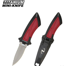 Load image into Gallery viewer, TUSA Titanium Mini BCD Knife - Divealot Scuba
