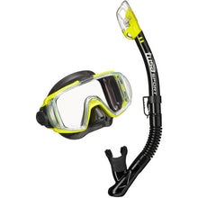 Load image into Gallery viewer, TUSA SPORT UC3125 Mask and Snorkel Set ADULT Black Series
